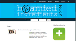 Desktop Screenshot of branded-ingredients.com